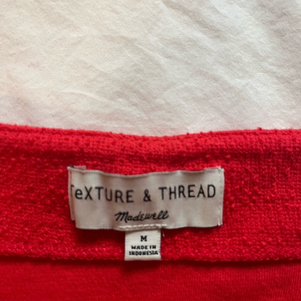 Red Button-Up Top - Picture 2 of 2